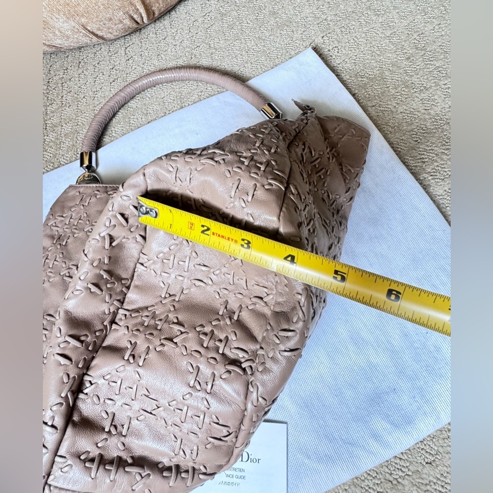 Dior Beige Quilted Leather Hobo Bag - Picture 14 of 16